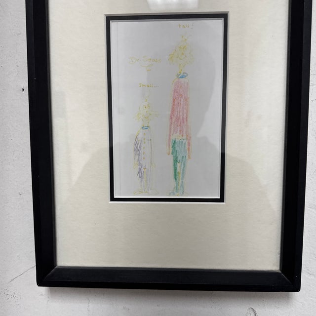 Theodor Seuss Geisel Original Artwork "Dr. Seuss Small... Tall!" For Sale - Image 12 of 13