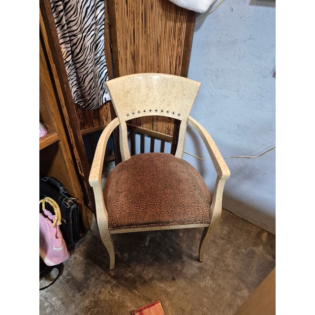 Vintage Biedermeier Style Italian Dining Chairs Made in Italy for for Imperial Hardware, Indio (Palm Springs) California.....