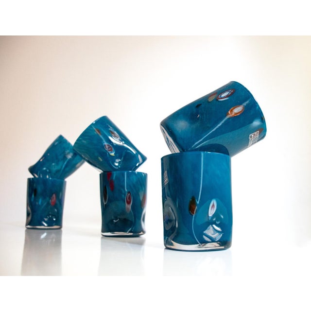 Contemporary La Vetreria Firenze Drinking Set by Vestidello Luke, Set of 6 For Sale - Image 3 of 12