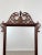 Baker Georgian Chippendale Carved Mahogany Wall Mantel Mirror Fretwork Crest A stately Baker mahogany mirror rendered in...