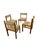 1970s Mid-Century Modern Danish Teak 4-Seater Dining Table & Chairs from Gangso Mobler, 1970, Set of 5 For Sale - Image 5 of 15