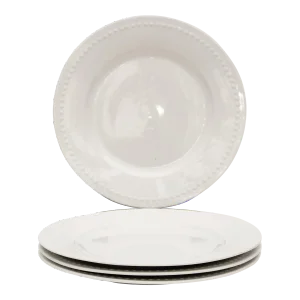 Contemporary Chinese Porcelain Dinner Plates- Set of 4