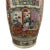 Ceramic Early 20th Century Chinese Hand Painted Rose Medallion Temple Vase For Sale - Image 7 of 13