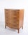 1950s Chest of Drawers in Flamed Walnut attributed to Ole Wanscher and A.J. Iversen, 1950s For Sale - Image 5 of 13