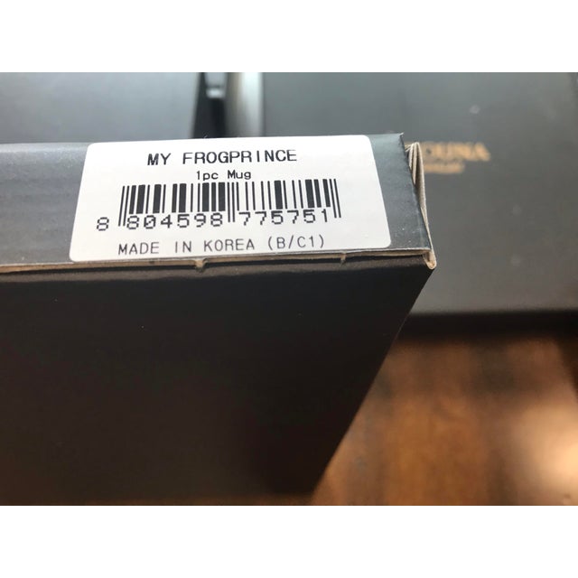 Prouna “My Frog Prince” Fine Bone China Dessert Plates & Coffee Cups–Set of 8 For Sale In Sacramento - Image 6 of 11