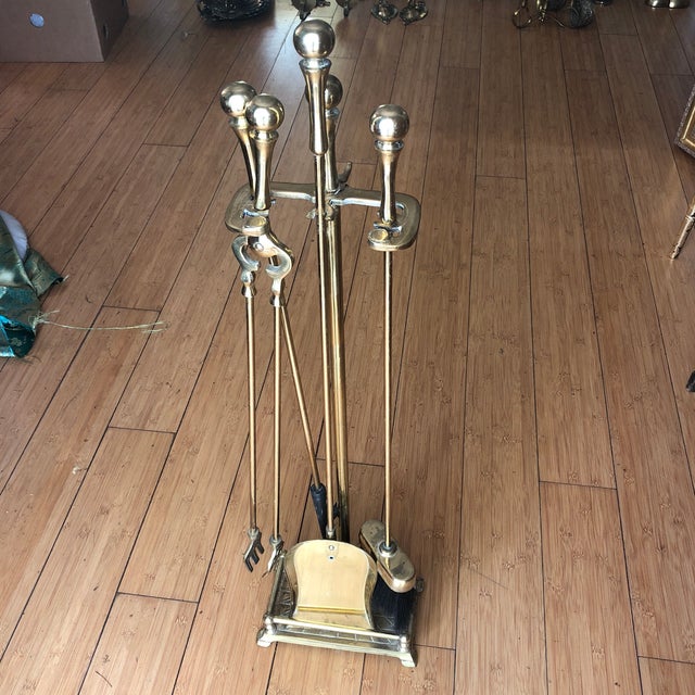 Traditional Brass Fireplace Accessories Chairish