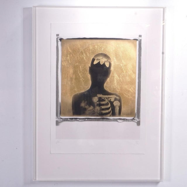 A captivating original by Andrew J. Millar, this piece explores the human form through a striking balance of minimalism...