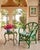 Vintage Moroccan Style Bentwood Armchair in Garden Green For Sale - Image 9 of 10