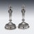 Late 19th Century Antique 19th Century German Silver Candlesticks, Hanau, 1870s, Set of 2 For Sale - Image 5 of 18