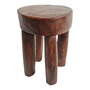 Vintage West African Wood Stool