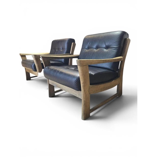 Brutalist Lounge Chairs from Sonja Wasseur Atelier, Netherlands, 1970s, Set of 2 For Sale - Image 9 of 15