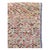 A vintage Turkish Anatolian accent rug handmade during the mid-20th century with a colorful asymmetrical checkered design....