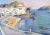 Contemporary Port De Pecheurs, Cadaques Spain - Original Painting For Sale - Image 3 of 4