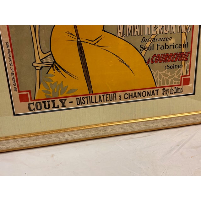 Art Nouveau French Advertising Lithograph Poster Printed by G. Delattre & Cie. For Sale In Savannah - Image 6 of 10