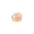 Late 20th Century Late 20th Century Multi Layered Rose Gold Plated Cz Statement Wedding Ring Size 6 For Sale - Image 5 of 10