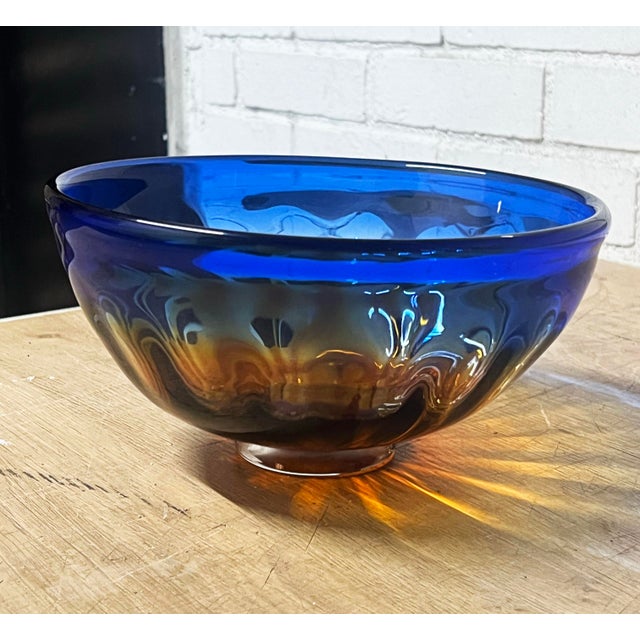 Mid-Century Modern Murano Glass Bowl Mid-Century For Sale - Image 3 of 6