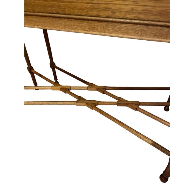 Mid 20th Century Drexel Inlaid Cocktail Coffee Fixed Tray Table For Sale - Image 10 of 12