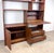 1960s Mid Century Danish Modern Style Walnut Wall Unit / Bookcase / Writing Desk / Cabinet For Sale - Image 5 of 12