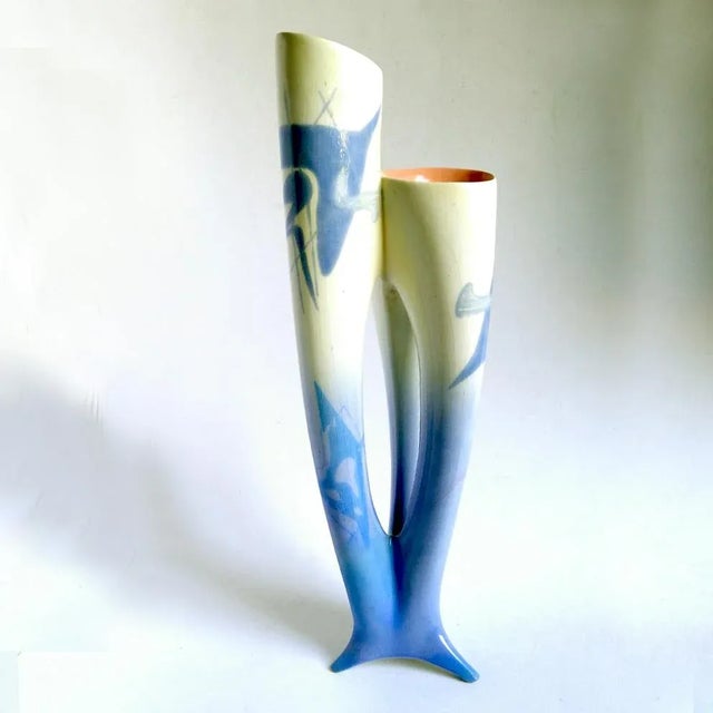 Ceramic Mid-Century Italian Ceramic Vase by Donatella For Sale - Image 7 of 7