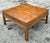 Campaign Vintage Boho Burl Wood Campaign Coffee Table For Sale - Image 3 of 6