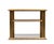 Unique stunning serving table wrapt in a thin layer of oxidized Brass . so stylish ,on wheels ,Mirror tops . Very good...