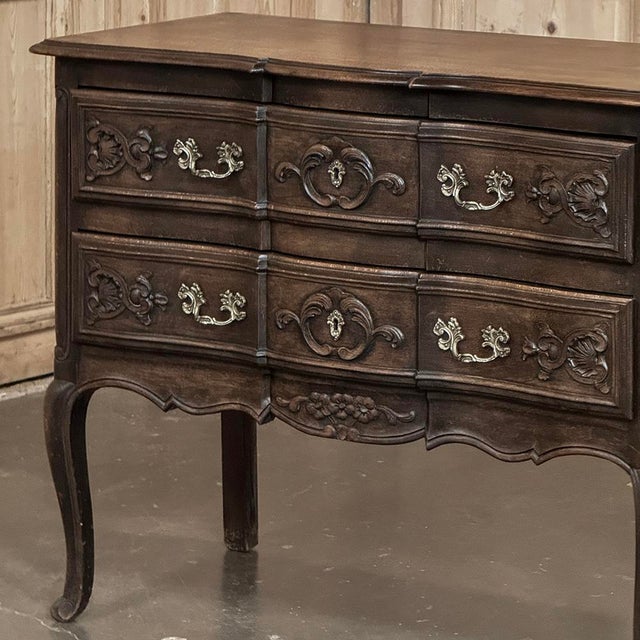 Country French Louis XV Walnut Commode For Sale - Image 11 of 17