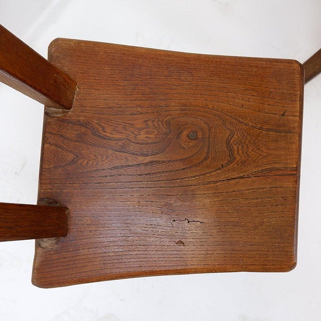 Brutalist Chair from Mobichalet, Belgium, 1950s, Set of 4 For Sale - Image 9 of 16