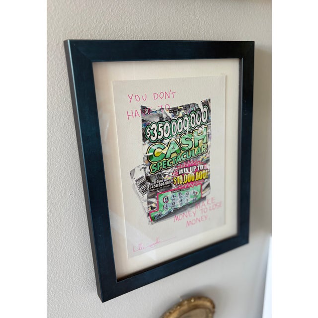 Pair Bella McGoldrick Original Prints With Hand Painting, in Custom Frames For Sale In Houston - Image 6 of 6