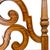 1970s Thomasville Segovia Collection Spanish Mediterranean Revival Oak Fretwork King Headboard For Sale In San Diego - Image 6 of 11