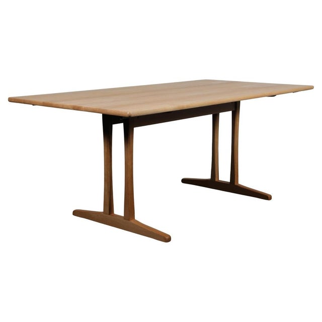 Brown Vintage Shaker Model C18 Dining Table by Børge Mogensen for Fredericia, 1970s For Sale - Image 8 of 8