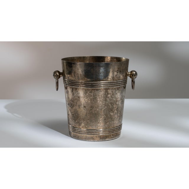 20th Century French Silver-Plated Champagne Bucket For Sale In Greensboro - Image 6 of 15