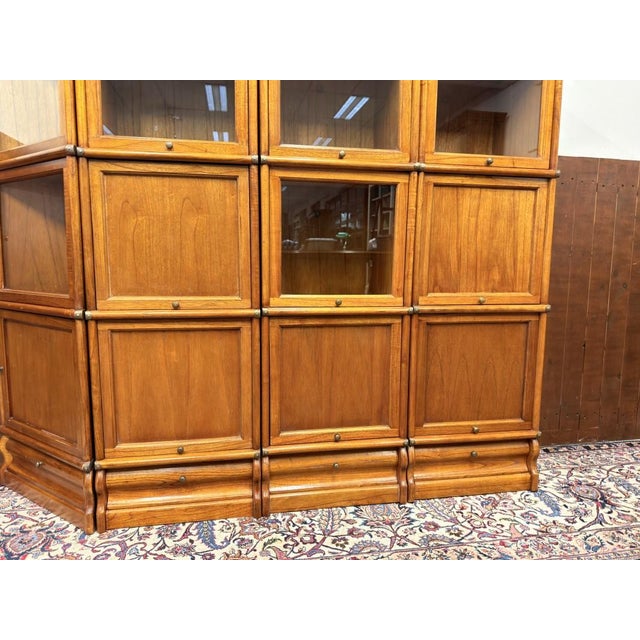 English Corner Bookcase from Globe Wernicke For Sale - Image 10 of 18