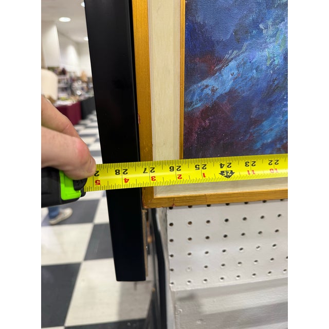 1990s 1990s Beautiful Oil Painting of Two Dancers Signed Laurene For Sale - Image 5 of 5