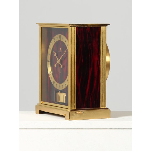 Gold Atmos Clock Embassy by Jaeger LeCoultre, 1977 For Sale - Image 8 of 15