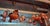 Art Nouveau Chandeliers in Bronze and Orange Glass Paste, 1950s, Set of 2 For Sale - Image 3 of 9