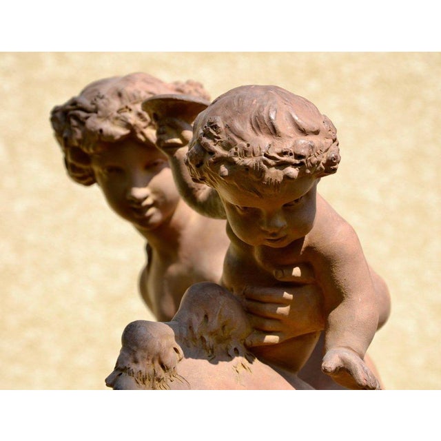 Artist: Alfred Rolle (1846-1919) Period: 19th century Style: Other Style Condition: Good condition Material: Terracotta...