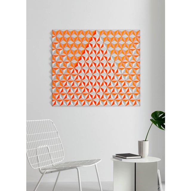 Cis-1 topographie orange rectangle limited edition 13 of 20, signed berlin 2018 the cis-1 topographie, dedicated to...