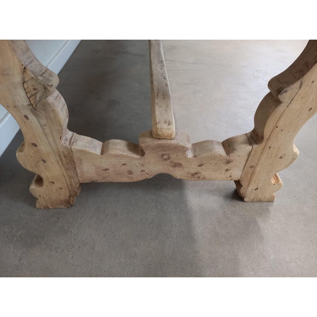 Rustic Farm Table in Beech For Sale - Image 3 of 18