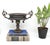 Victorian Antique Heavy Metal Gothic Revival Trophy Urn Bowl With Ornate Scroll Handles – Neoclassical / Gothic For Sale - Image 3 of 12