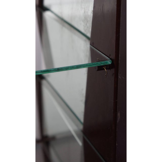 English Display Cabinet with Two Glass Shelves and Glass Door from Dowson & Co For Sale - Image 15 of 18