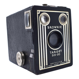 Authentic Art Deco 1940s Eastman Kodak Brownie Target Six-20 Box Camera