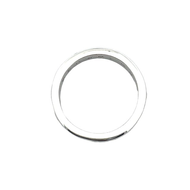 14k White Gold Diamond Eternity Band, Size 5.75 For Sale In New York - Image 6 of 6