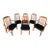 Set of Six Benny Linden Danish Modern Teak Dining Chairs For Sale