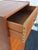 Wood Mid Century Danish Modern Tall Narrow Lingerie Jewelry Chest 6628 For Sale - Image 7 of 15