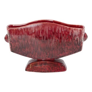 Modernist Drip Glazed Mantel Vase from Shorter & Sons, England, 1950s For Sale