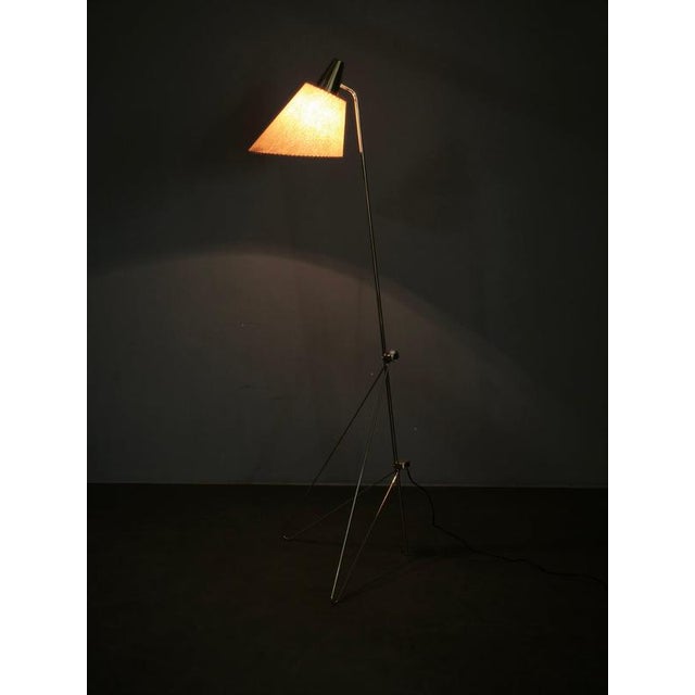 Vintage Giraffe Brass Floor Lamp by Josef Hurka for Napako, Czechoslovakia, 1960s For Sale - Image 12 of 13
