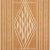 Schumacher SAMPLE - Schumacher Cassava Wallpaper In Sable For Sale - Image 4 of 4