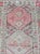 Vintage Turkish Oushak Runner With Geometric Design in Charcoal, Pink, and Cream For Sale - Image 10 of 13