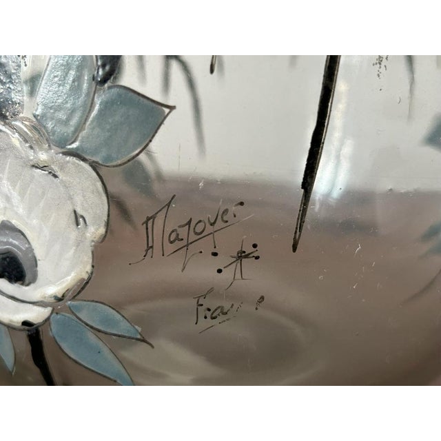 Glass Vase by Adrien Mazoyer, France, 1930 For Sale - Image 7 of 16