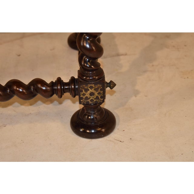 Brown 19th Century Portuguese Side Table For Sale - Image 8 of 12